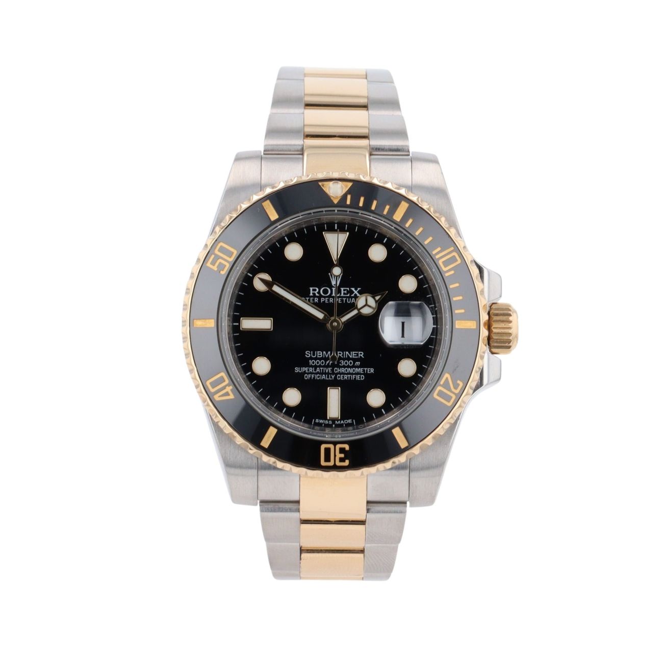 Rolex Submariner Pre Owned Watch Ref 116613L