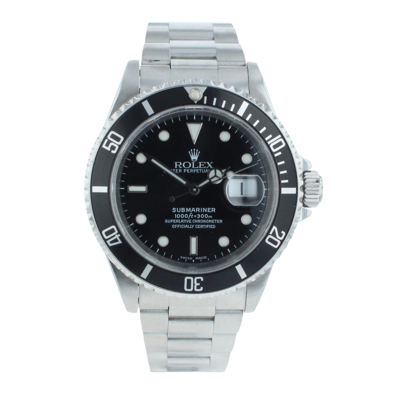 Rolex Submariner Pre Owned Watch Ref 16610