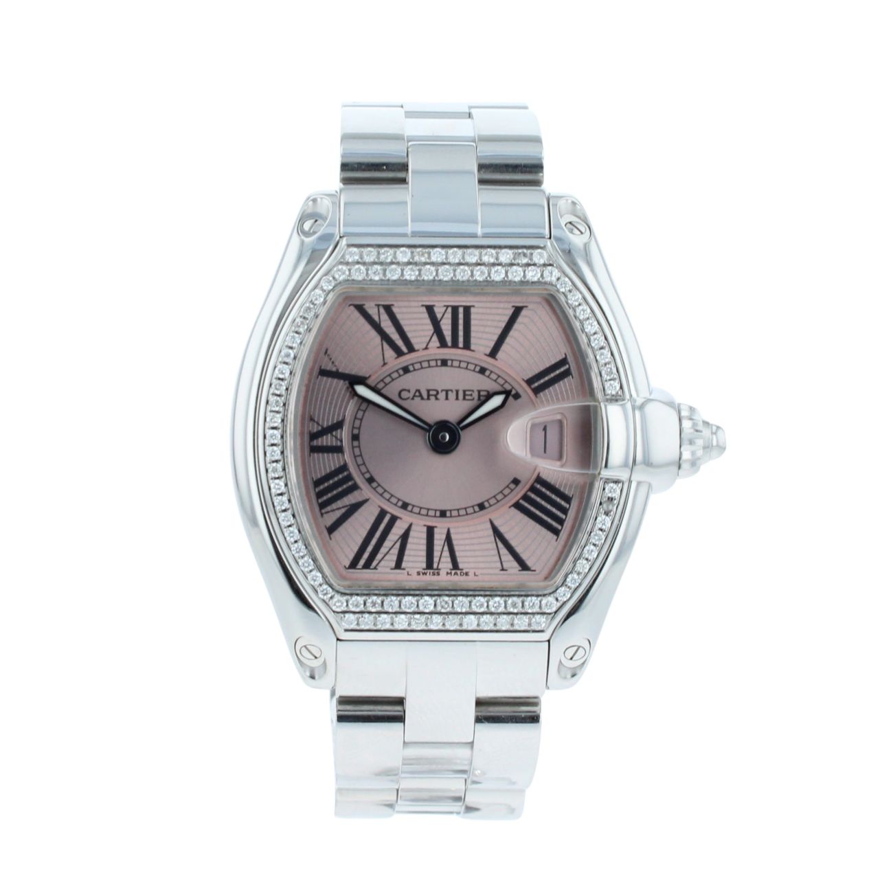 Cartier Custom Roadster Pre Owned Watch Ref 2675