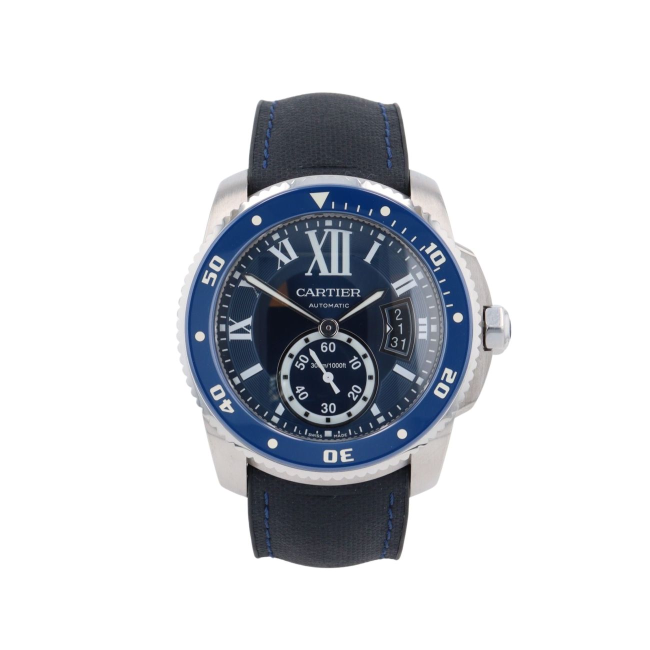 Cartier Calibre de Cartier Diver Pre Owned Watch Ref 3729