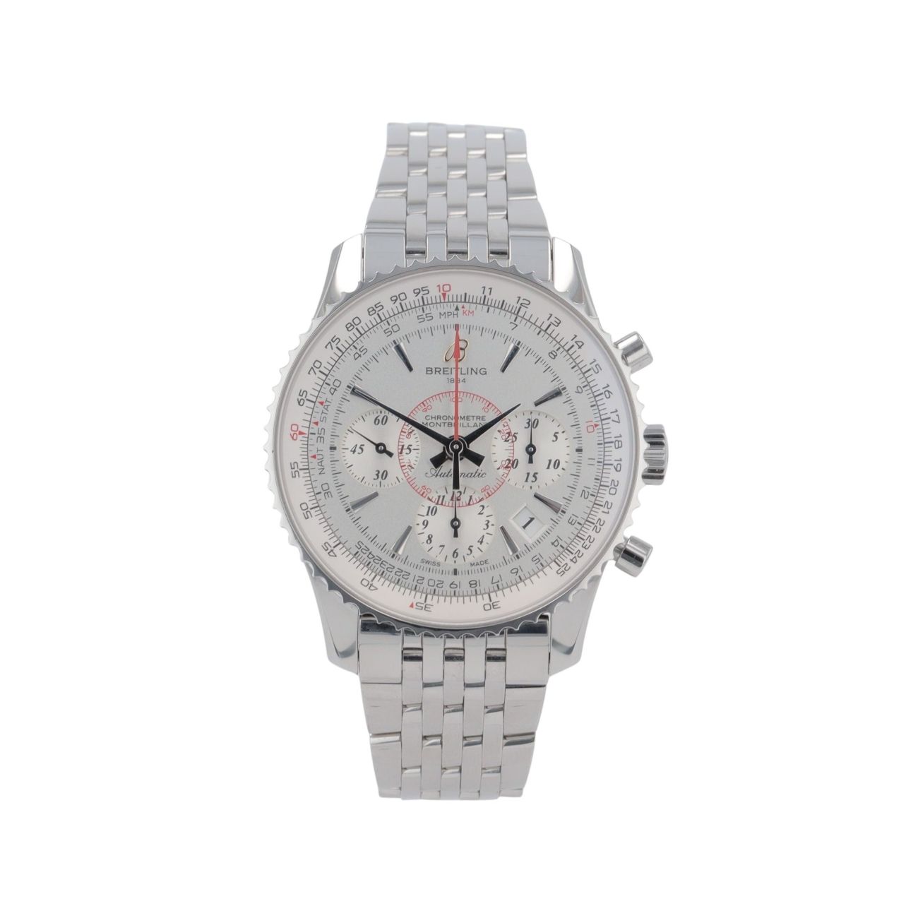 Breitling Montbrillant Pre Owned Watch Ref AB0130