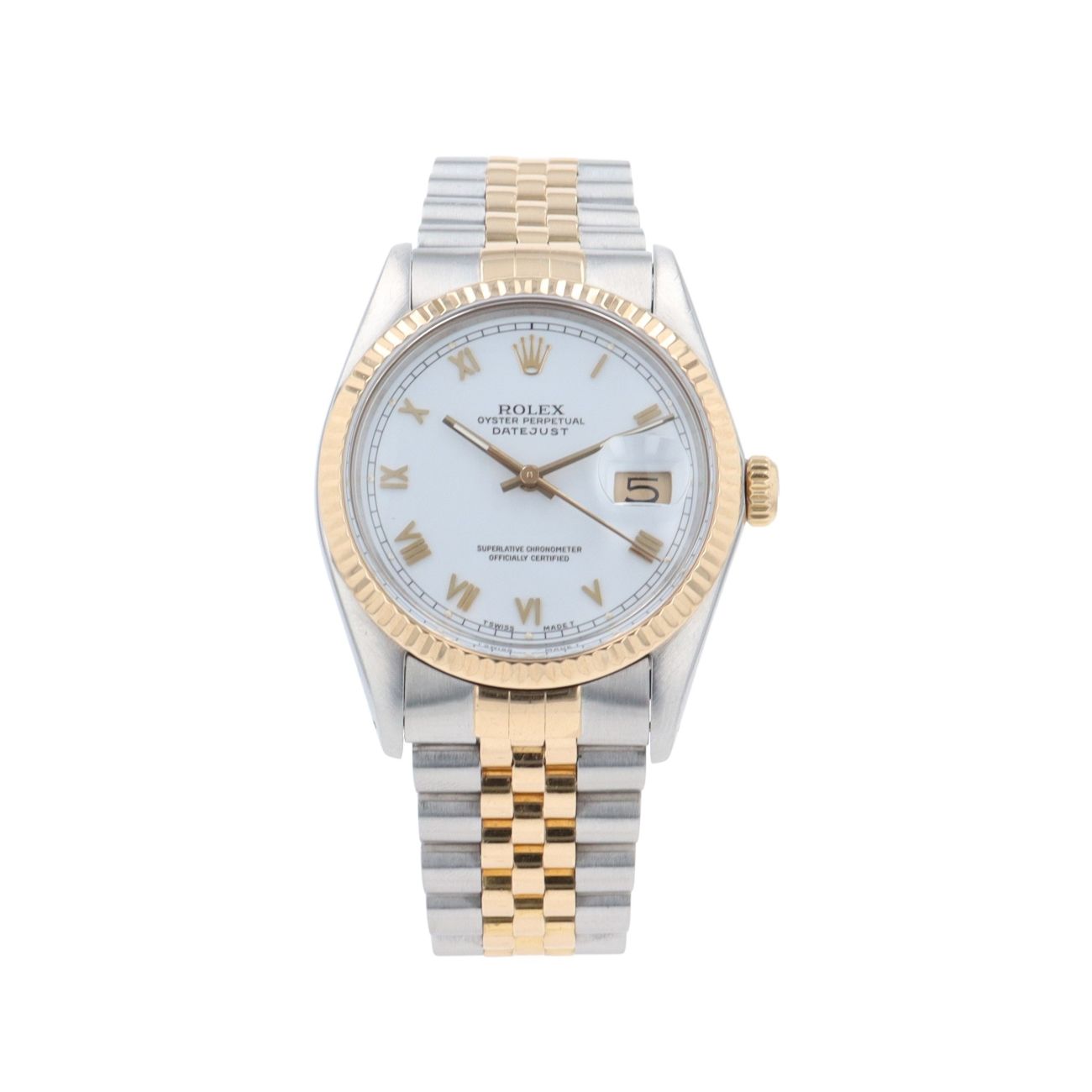 Rolex Custom Datejust Pre Owned Watch Ref 16013
