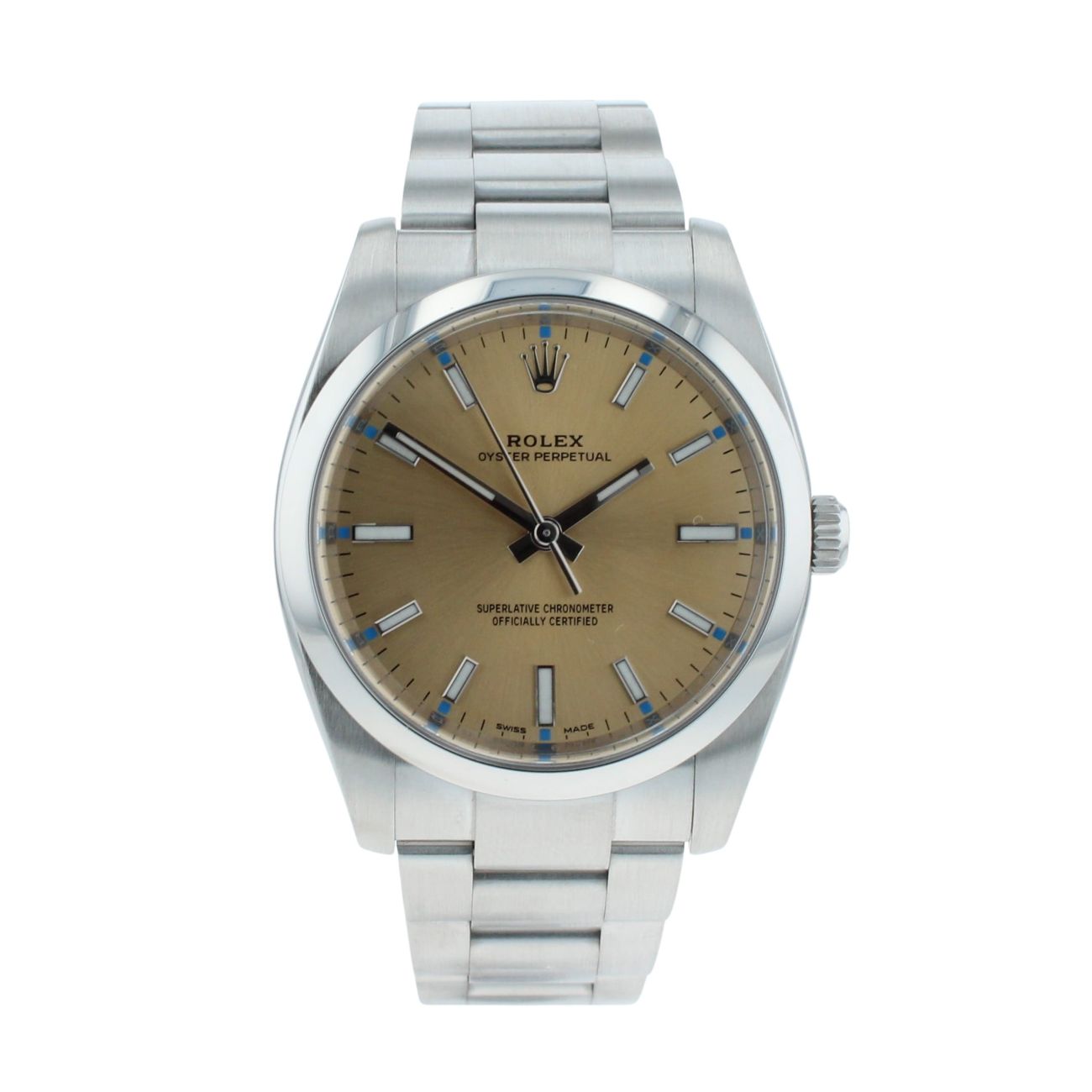 Rolex Oyster Perpetual Pre Owned Watch Ref 114200