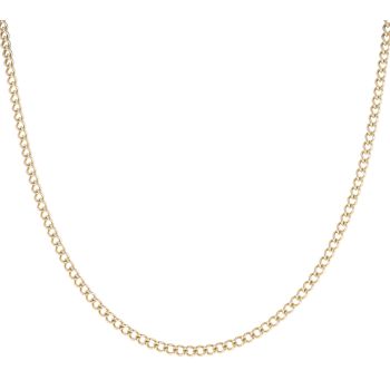 9ct Yellow Gold Curb Chain 16"