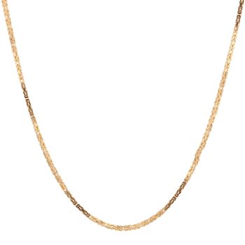 18ct Yellow Gold Byzantine Chain 24"