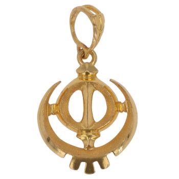 22ct Yellow Gold Khanda Pendant