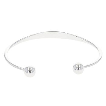 Silver Children`s Torque Bangle