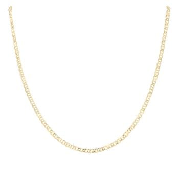 14ct Yellow Gold Double Curb Chain 20"