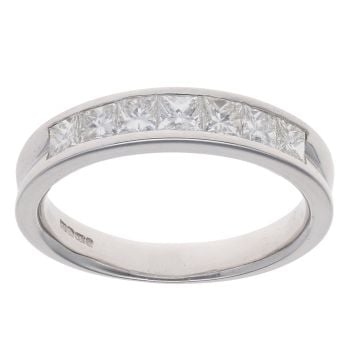 18ct White Gold 1.00ct Diamond Eternity Ring