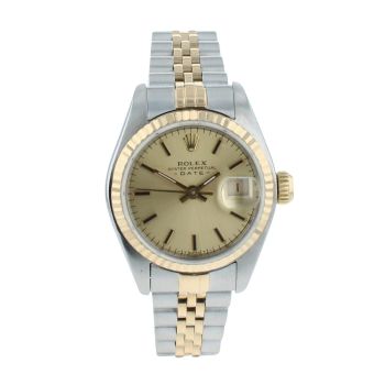 Rolex Custom Datejust Pre Owned Watch Ref 69173