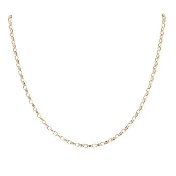 9ct Yellow Gold Belcher Chain 18"