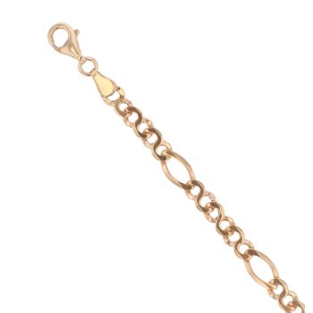 9ct Yellow Gold Fancy Bracelet 7"