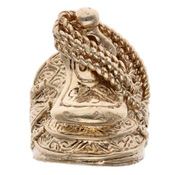 9ct Yellow Gold Patterned Saddle Ring