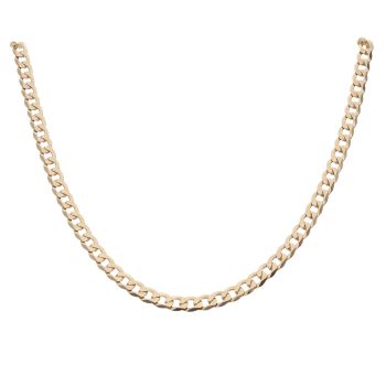 9ct Yellow Gold Curb Chain 20"