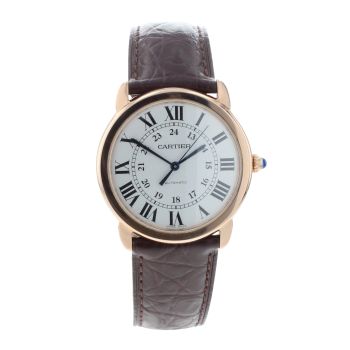 Cartier Ronde Solo Pre Owned Watch Ref 3979 (W2RN0008)