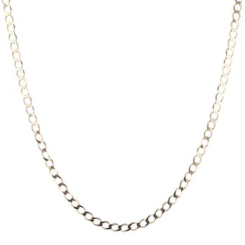 9ct Yellow Gold Curb Chain 18"