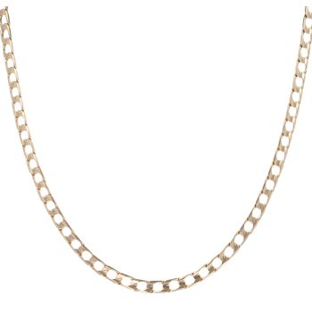 9ct Yellow Gold Curb Chain 20"
