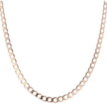 9ct Yellow Gold Curb Chain 22"