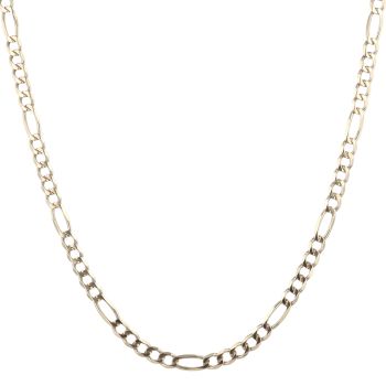 9ct Yellow Gold Figaro Chain 22"