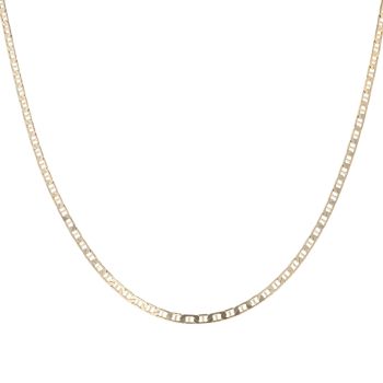 9ct Yellow Gold Anchor Chain 16"