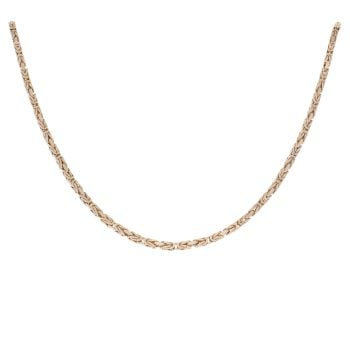 9ct Yellow Gold Byzantine Chain 18"