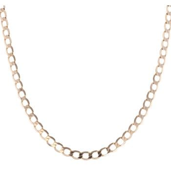 9ct Yellow Gold Curb Chain 20"