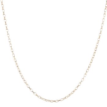 9ct Yellow Gold Belcher Chain 18"