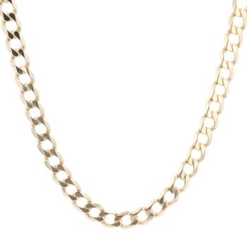 9ct Yellow Gold Curb Chain 26"