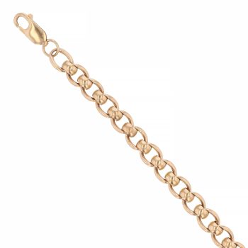 9ct Yellow Gold Rollerball Bracelet 9"