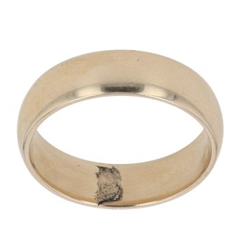 9ct Yellow Gold Wedding Band 5.95mm