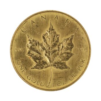 1980 Elizabeth II Canada 1oz Canadian Maple Leaf Coin