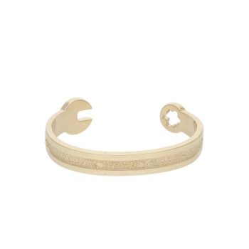 9ct Yellow Gold Torque Spanner Bangle