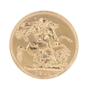 1911 George Full Sovereign Coin