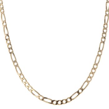 9ct Yellow Gold Figaro Chain 20"