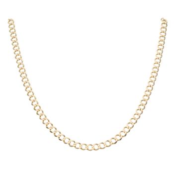 9ct Yellow Gold Curb Chain 20"