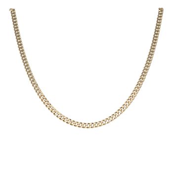9ct Yellow Gold Curb Chain 18"