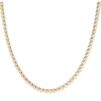 9ct Yellow Gold Rollerball Chain 24"