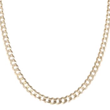 9ct Yellow Gold Curb Chain 20"