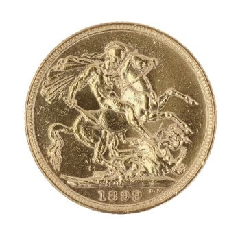 1893 Victoria Full Sovereign Coin