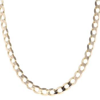 9ct Yellow Gold Curb Chain 20"