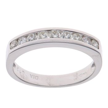 18ct White Gold 0.33ct Brilliant Cut Diamond Eternity Ring