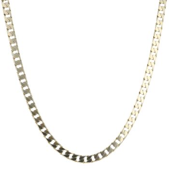 9ct Yellow Gold Curb Chain 22"