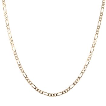 9ct Yellow Gold Figaro Chain 24"
