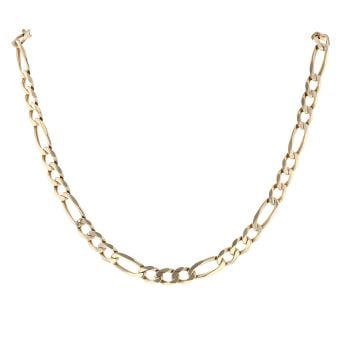 9ct Yellow Gold Figaro Chain 20"