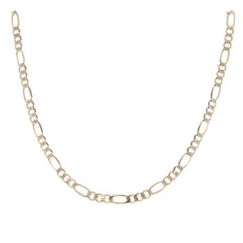 9ct Yellow Gold Figaro Chain 22"