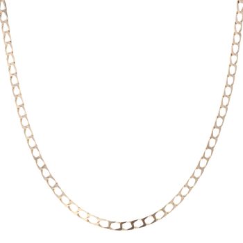 9ct Yellow Gold Curb Chain 20"