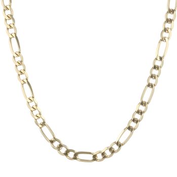 18ct Yellow Gold Figaro Chain 22"
