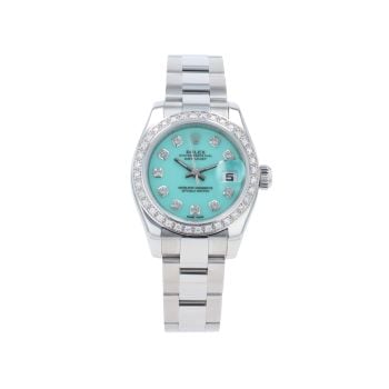Rolex Custom Datejust Pre Owned Watch Ref 179160