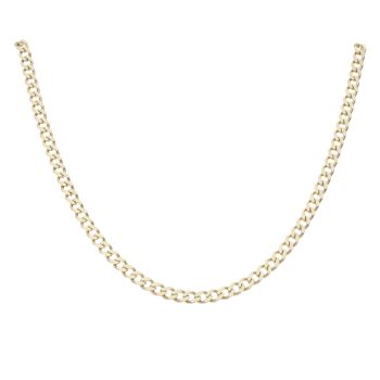 9ct Yellow Gold Curb Chain 20"