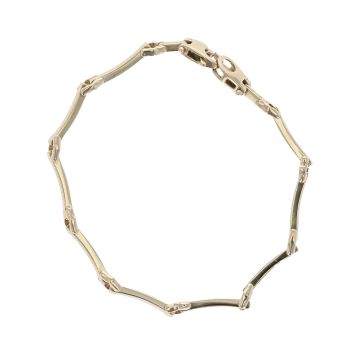 9ct Yellow Gold Fancy Bracelet 7"